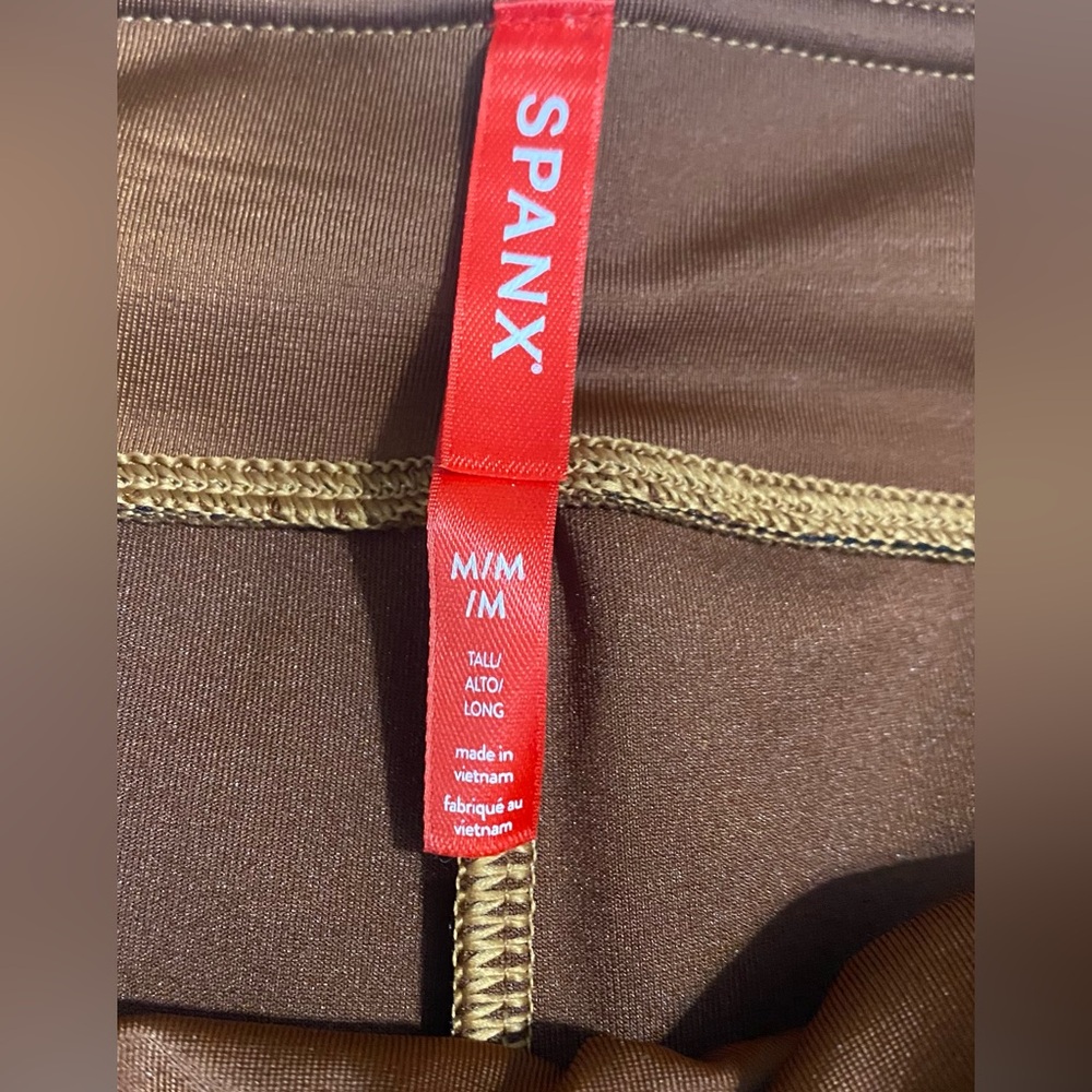 SPANX Faux Suede High-Waisted Leggings - Picture 6 of 12